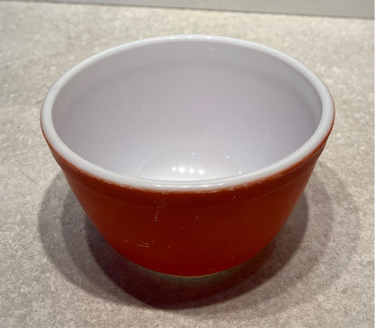 Pyrex Flameglo Bowl - as found