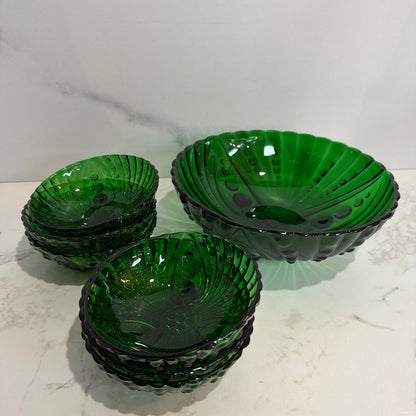 7-Piece Green Bowl Set
