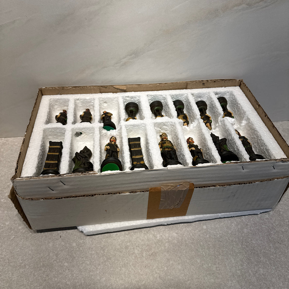 Romans Vs. Barbarians Chess Pieces