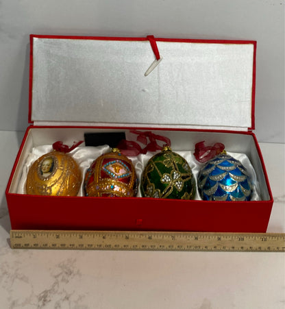 Set of 4  Joan Rivers Ornaments