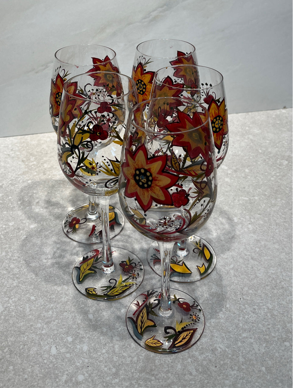 Set of 5 Glasses