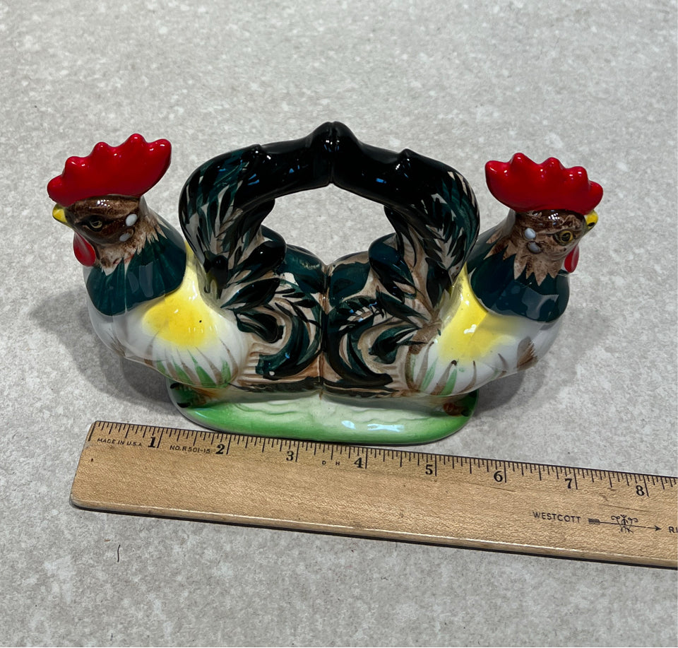 Vintage Rooster Oil & Vinegar