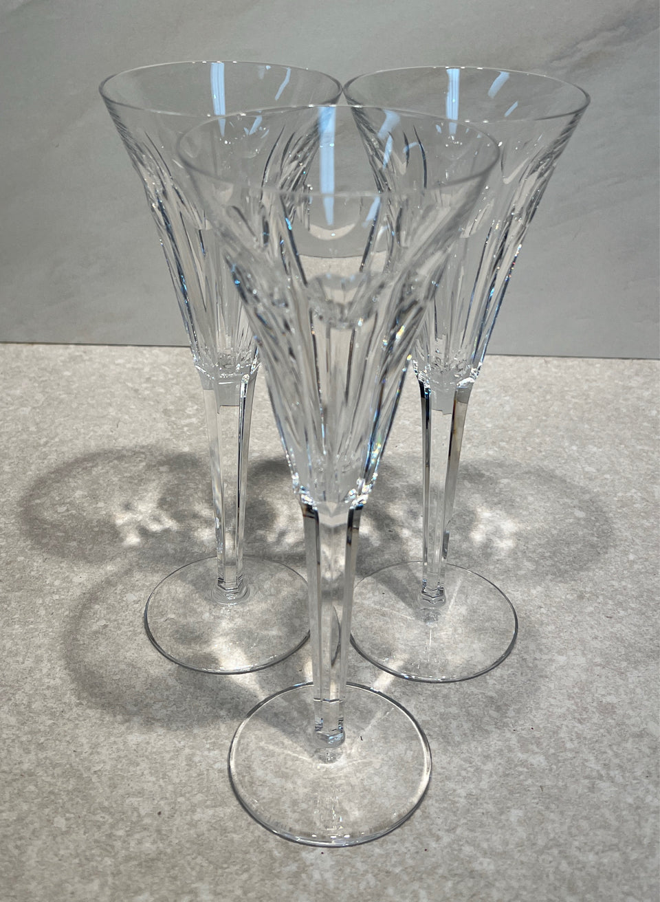 Set of 3 Waterford Flutes