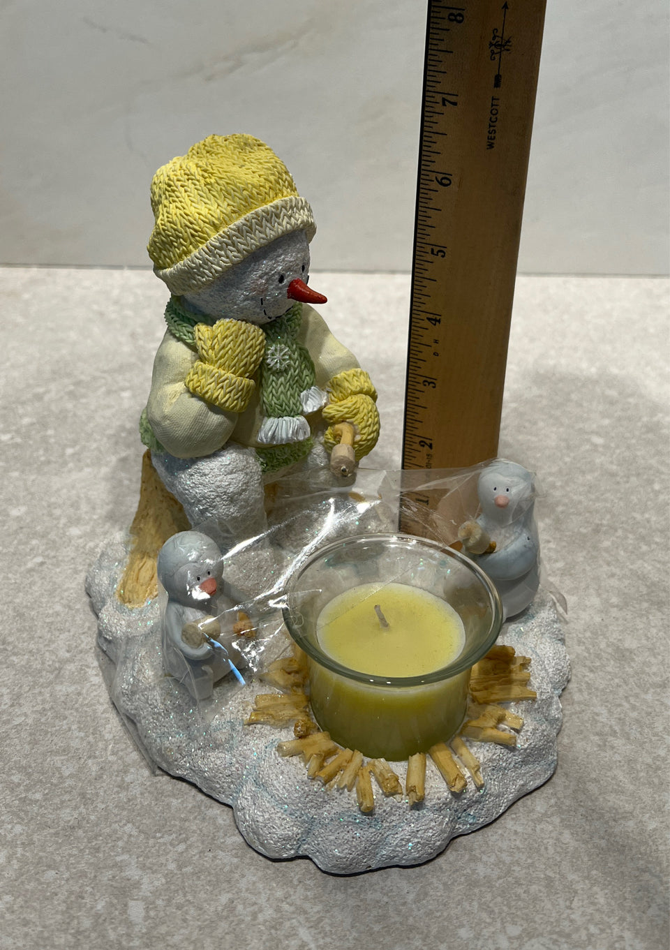 Snowman Candleholder