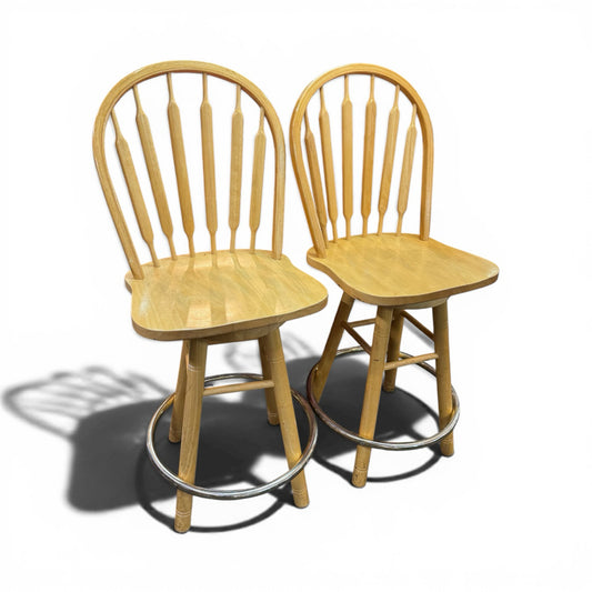 Set of 2 Swivel Stools