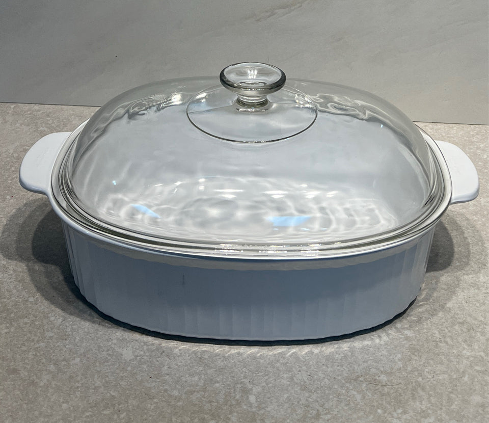 Covered Cornign Ware Casserole