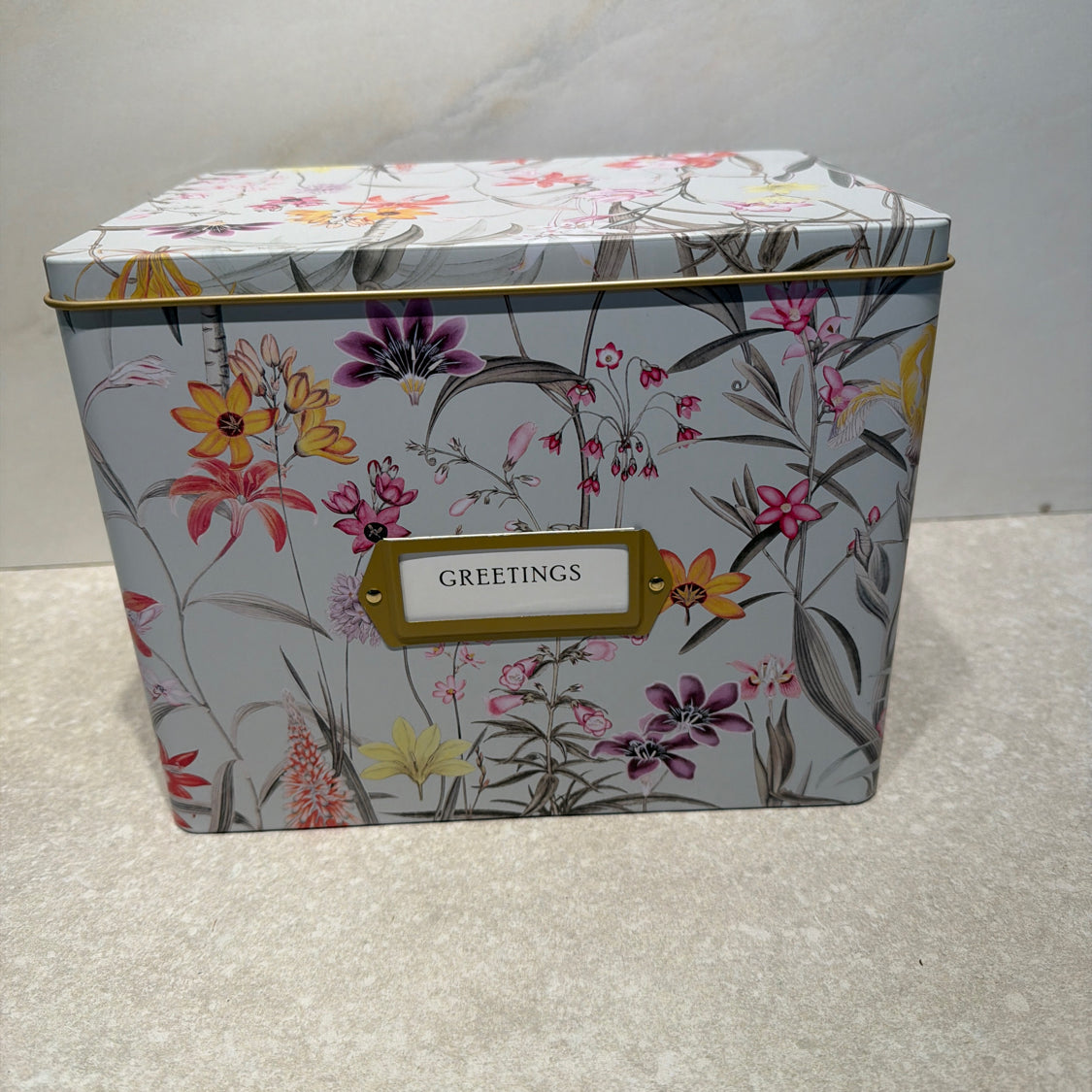 Tin With Cards