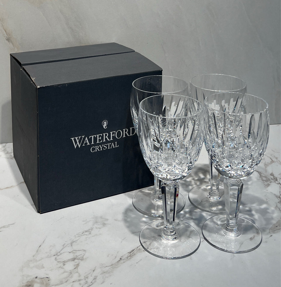 Set of 4 Waterford Wine Glasses