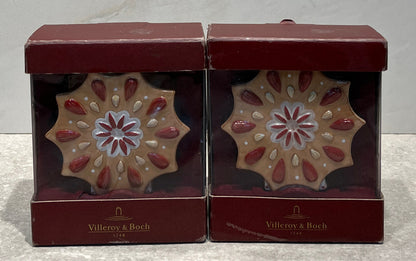 Set of 2 Villeroy And Boch Candle Holders