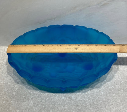 Blue Fruit Bowl