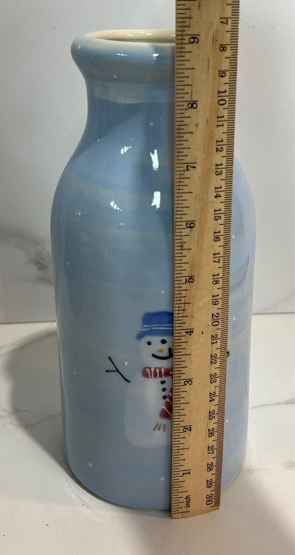 Heartstone Snowman Vase