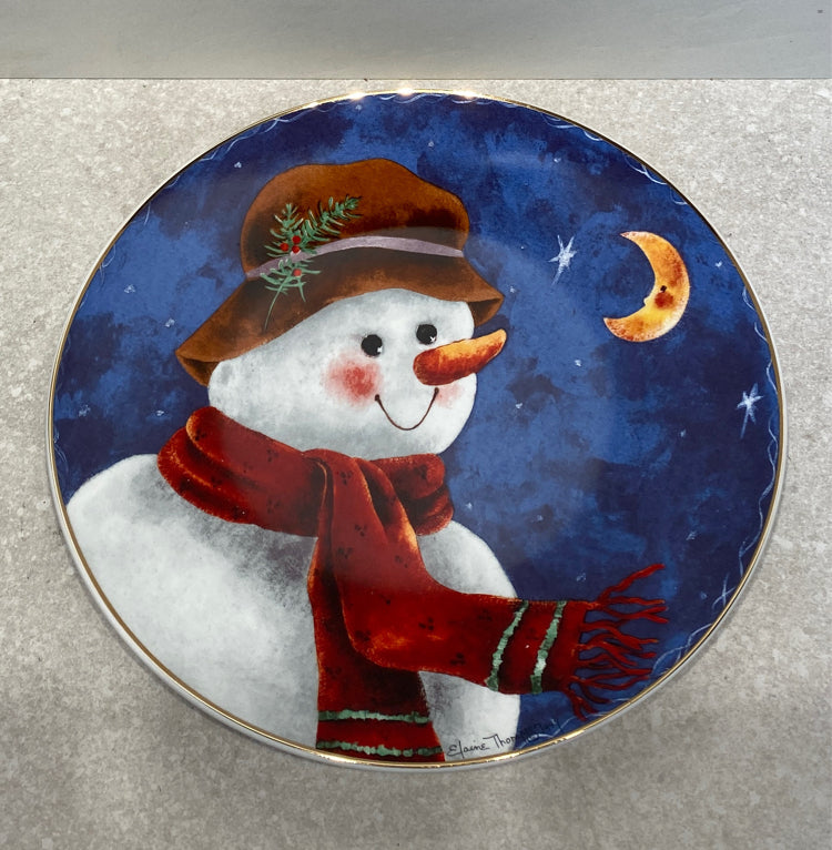 Snowman Plate