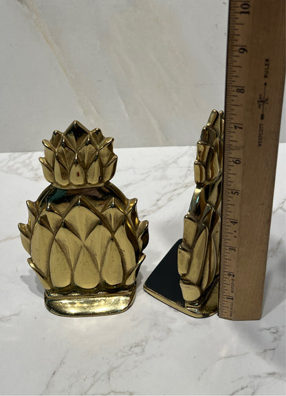 Pair Of Brass Bookends