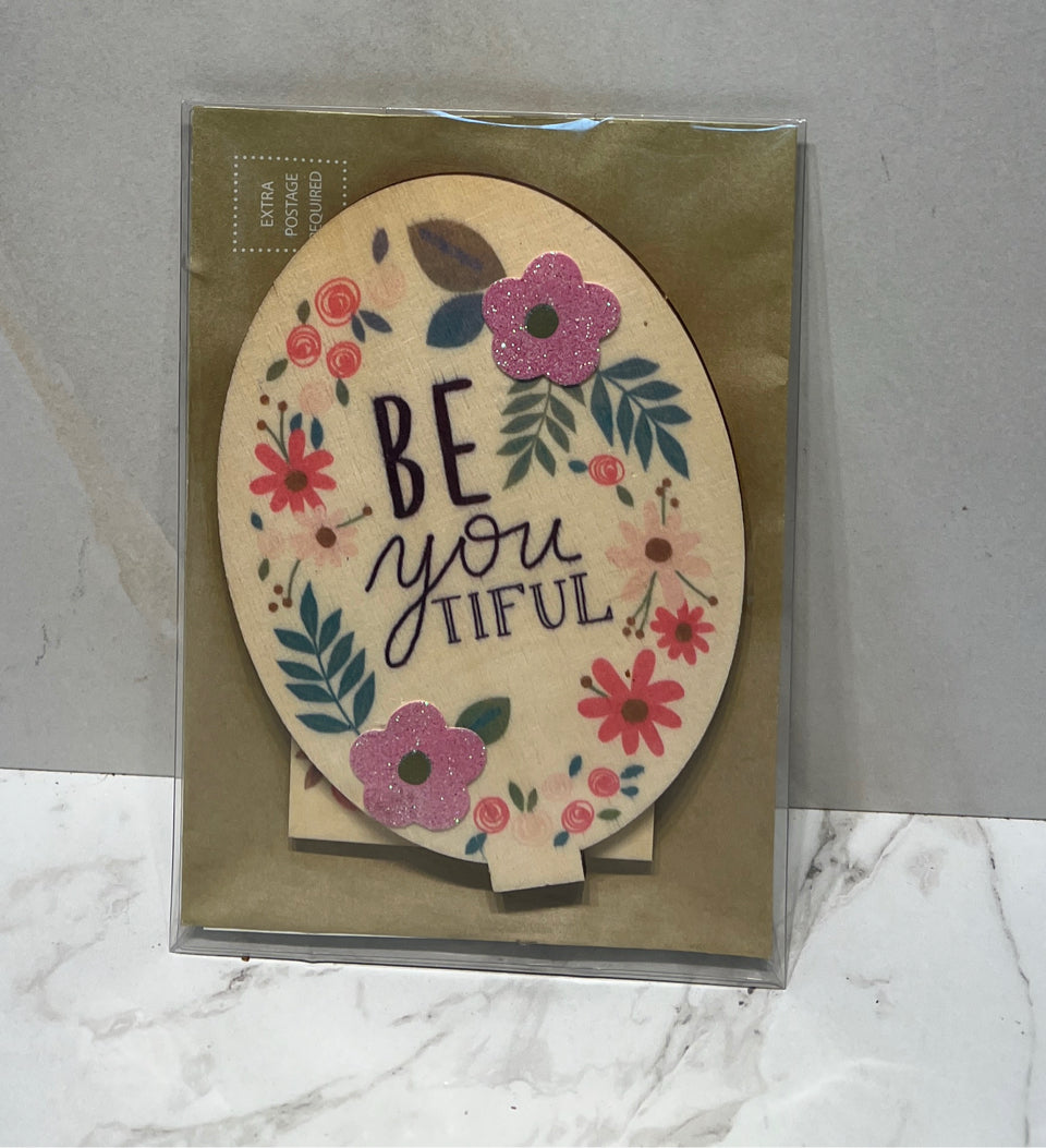 Wood Decor With Envelope