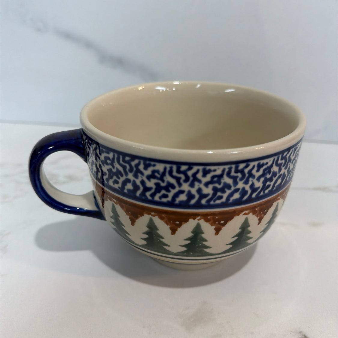 Polish Pottery  Soup Mug