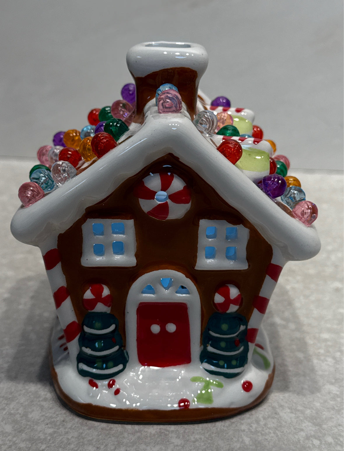 Lighted Gingerbread House