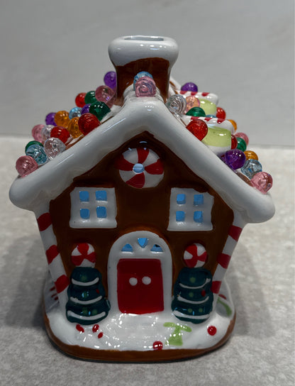 Lighted Gingerbread House