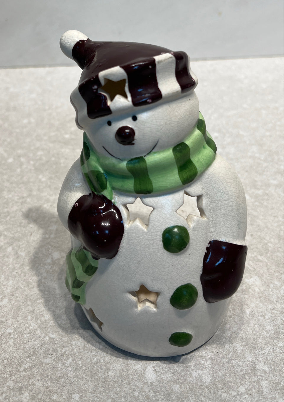 Snowman Candleholder