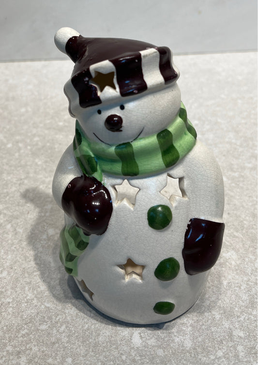 Snowman Candleholder