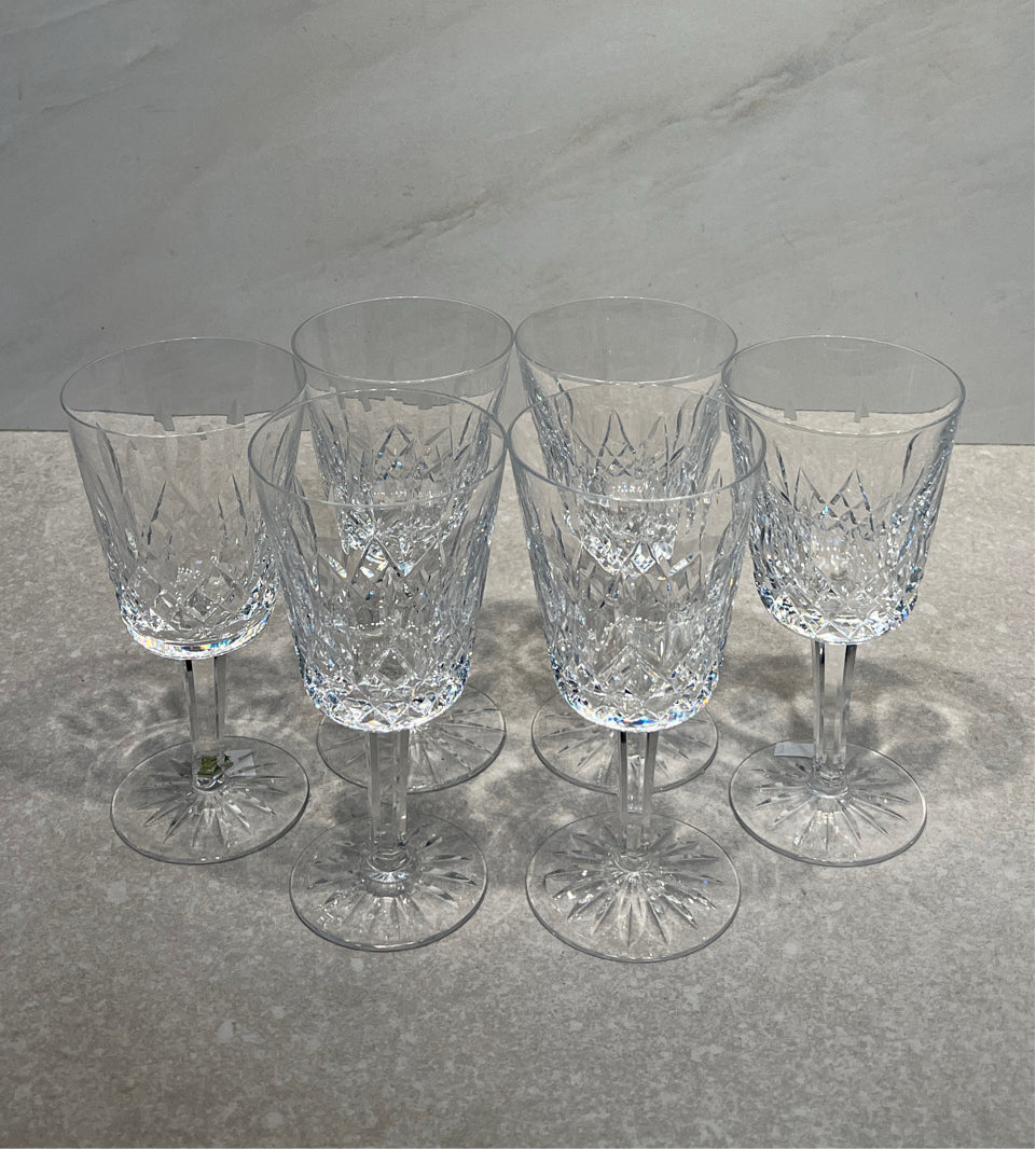 Set of 6 Waterford Glasses