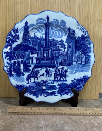 Blue And White Plate