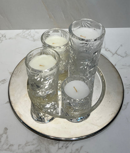 Candles With Tray