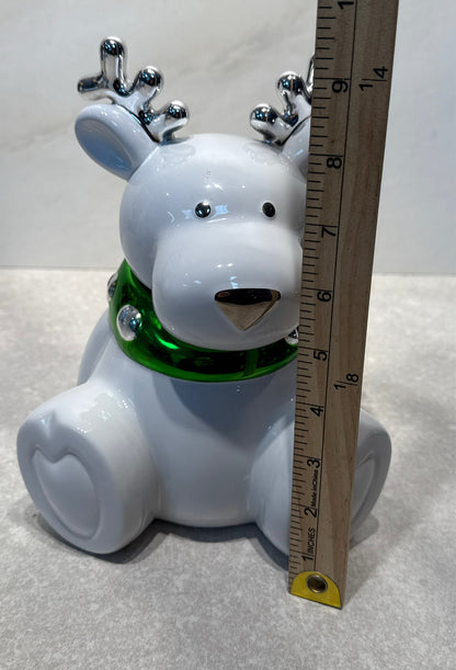 Slatkin Dancig Reindeer Candleholder
