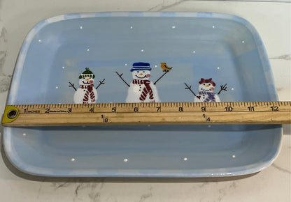 Heartstone Snowman Platter