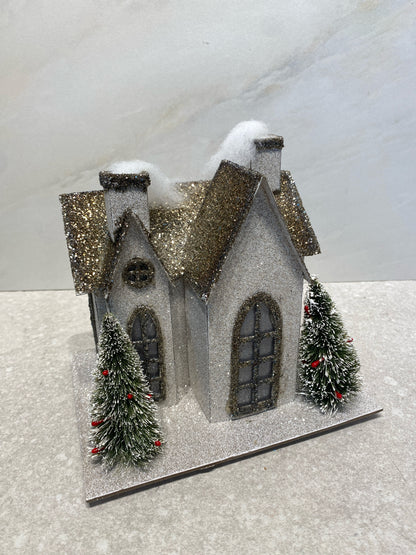 Pottery Barn Glittery House