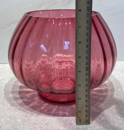 Cranberry Glass Vase