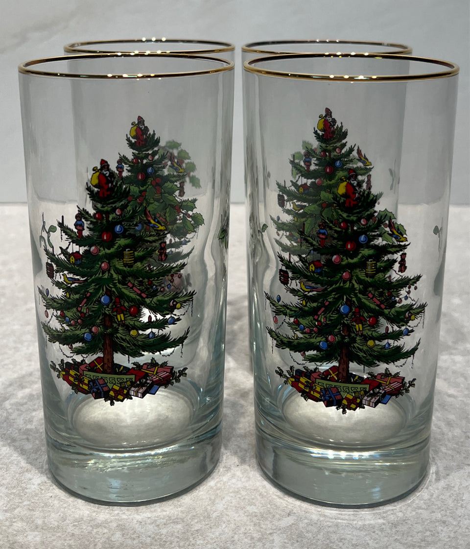 Set of 4 Spode GLasses