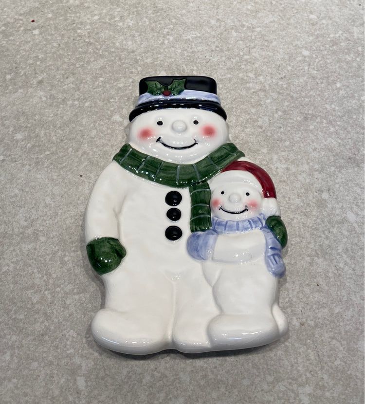 Snowman Plate