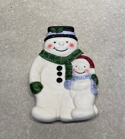 Snowman Plate