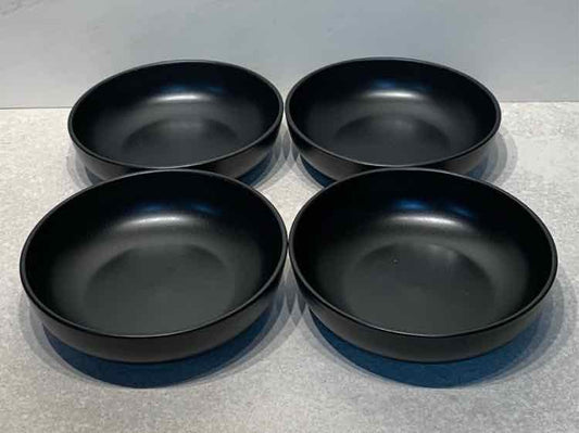 Set of 4 Black Bowls