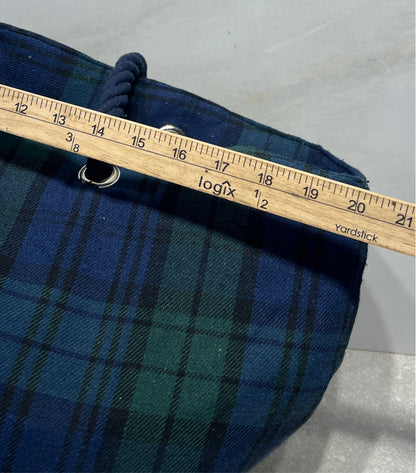Plaid Tote Bag