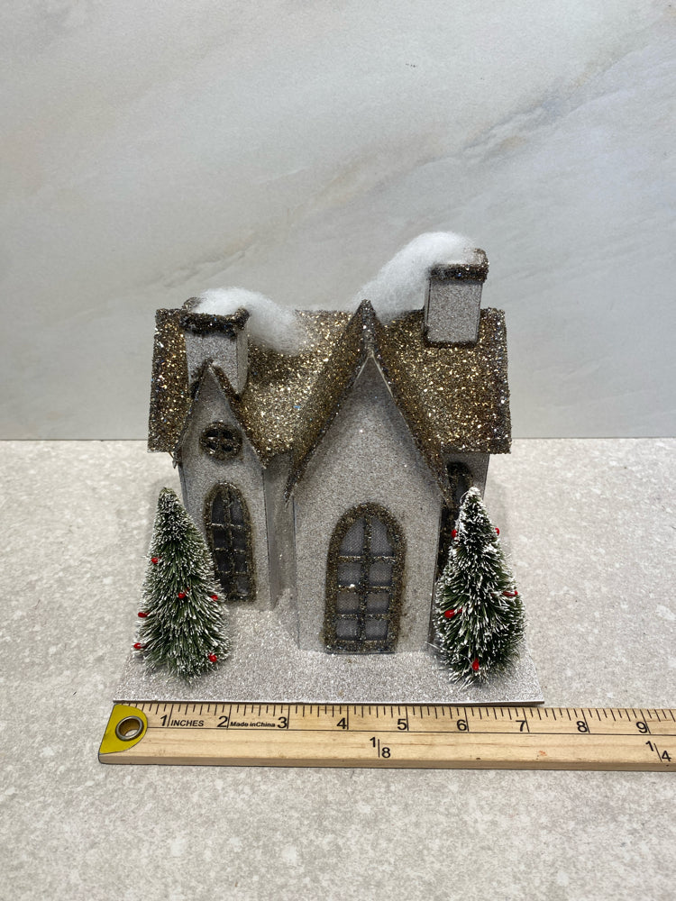 Pottery Barn Glittery House