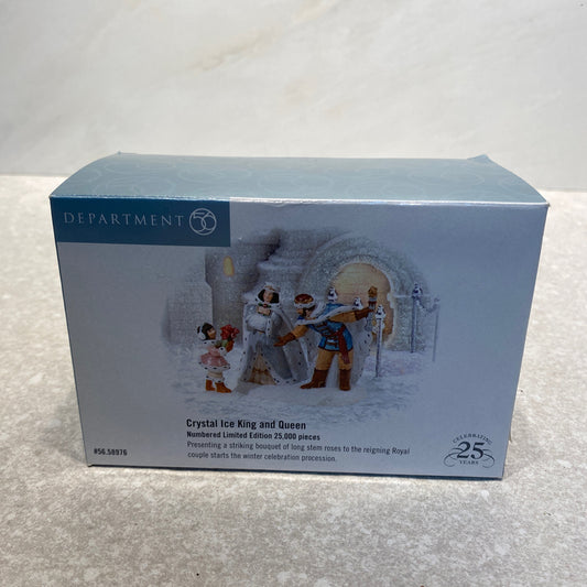Dept. 56 Crystal Ice King and Queen
