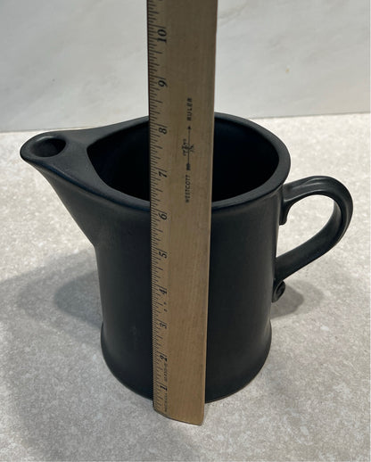 Black Bennington Pottery Pitcher