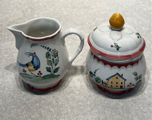 Villeroy & Buch Sugar and Creamer