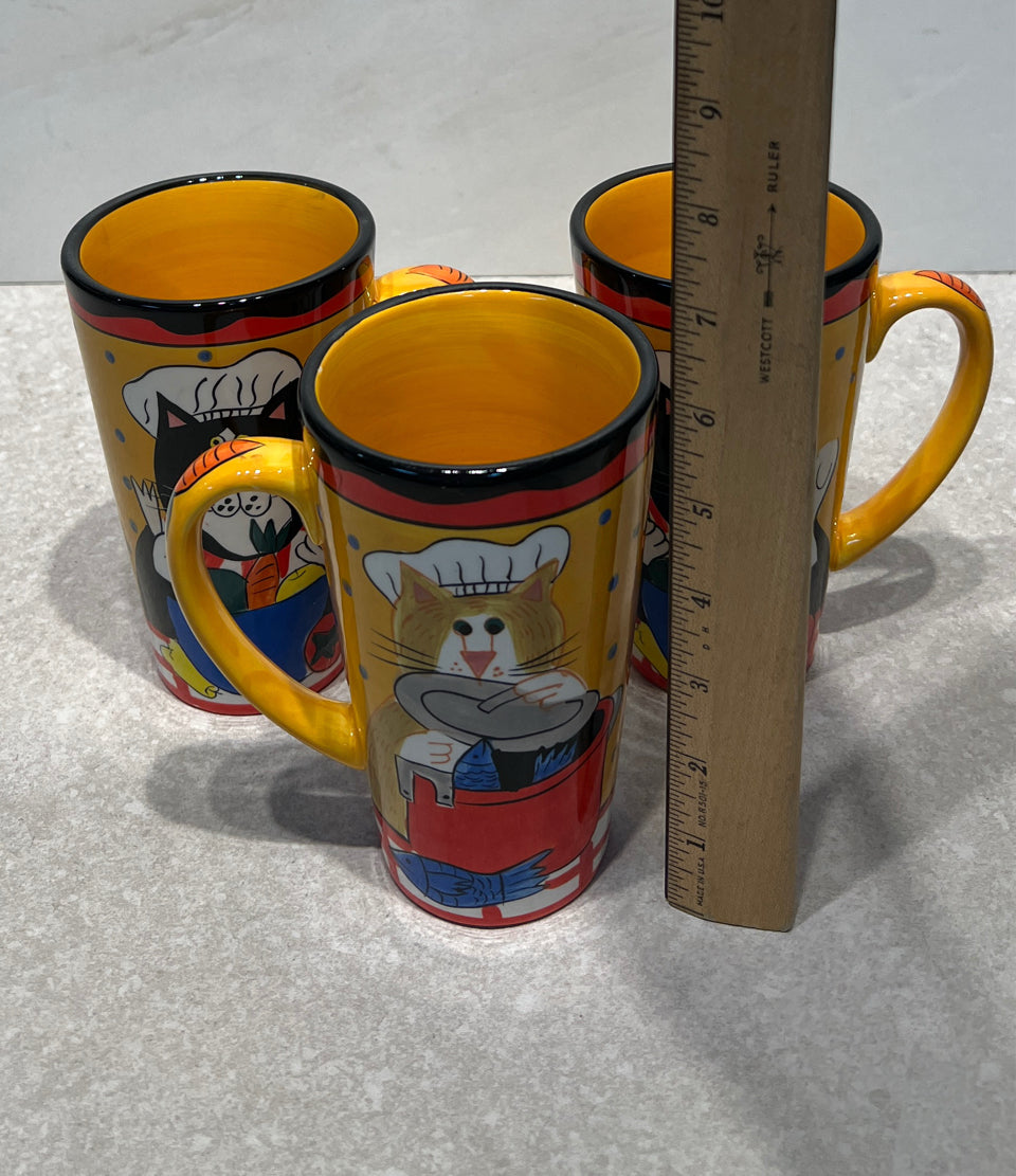 Set of 3 Catzilla Mugs