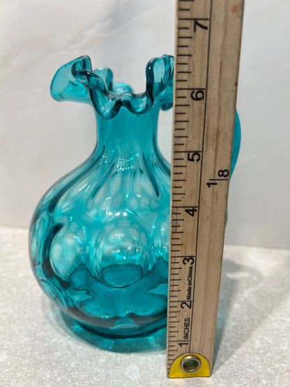Fenton Coin Dot Pitcher