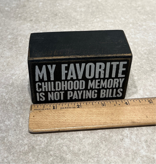 Box Sign