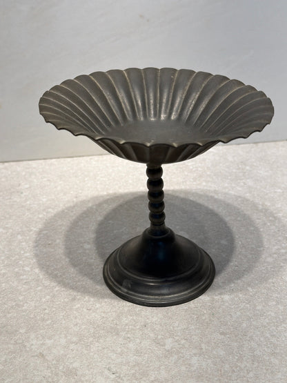 Pewter Compote