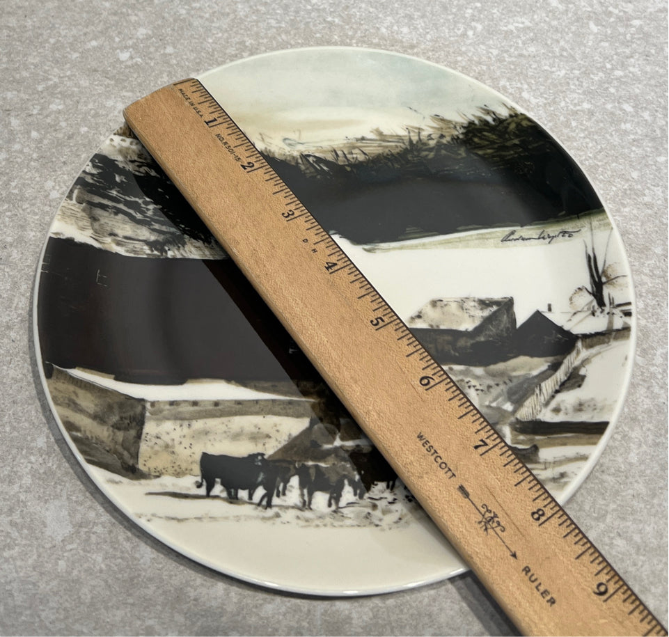 Andrew Wyeth Plate for Georg Jensen