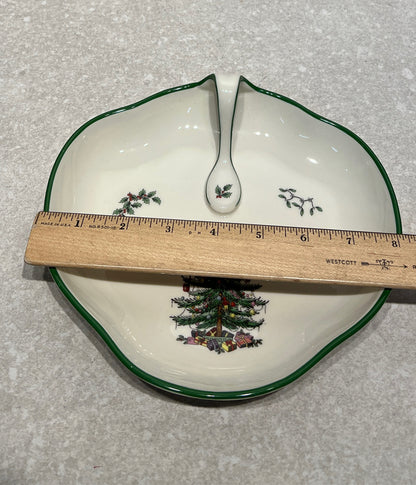 Spode Christmas Tree Handled Tray