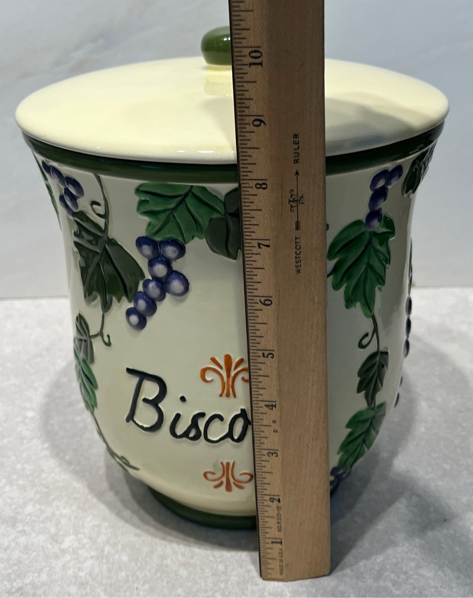 Biscotti Covered Jar