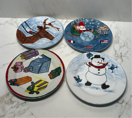 Set of 4 Plates
