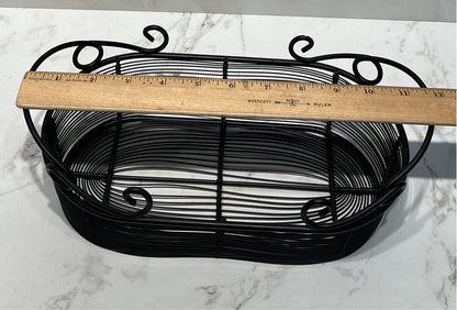 Handled Metal Bowl