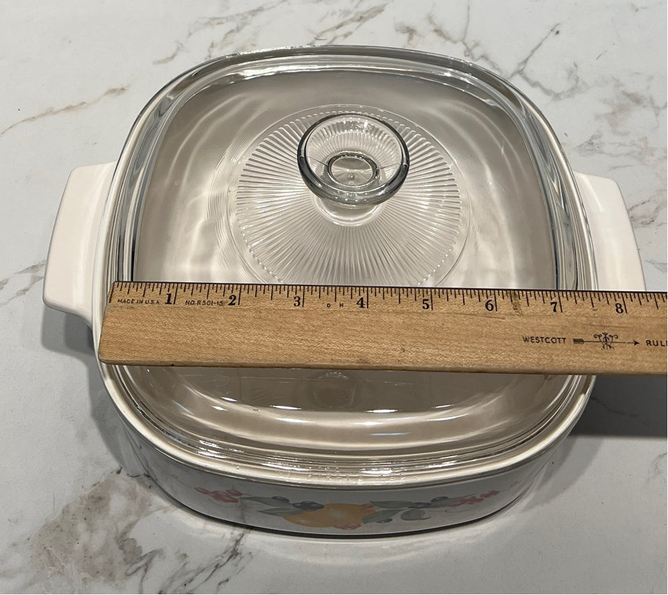 Covered Cornig Ware Bowl