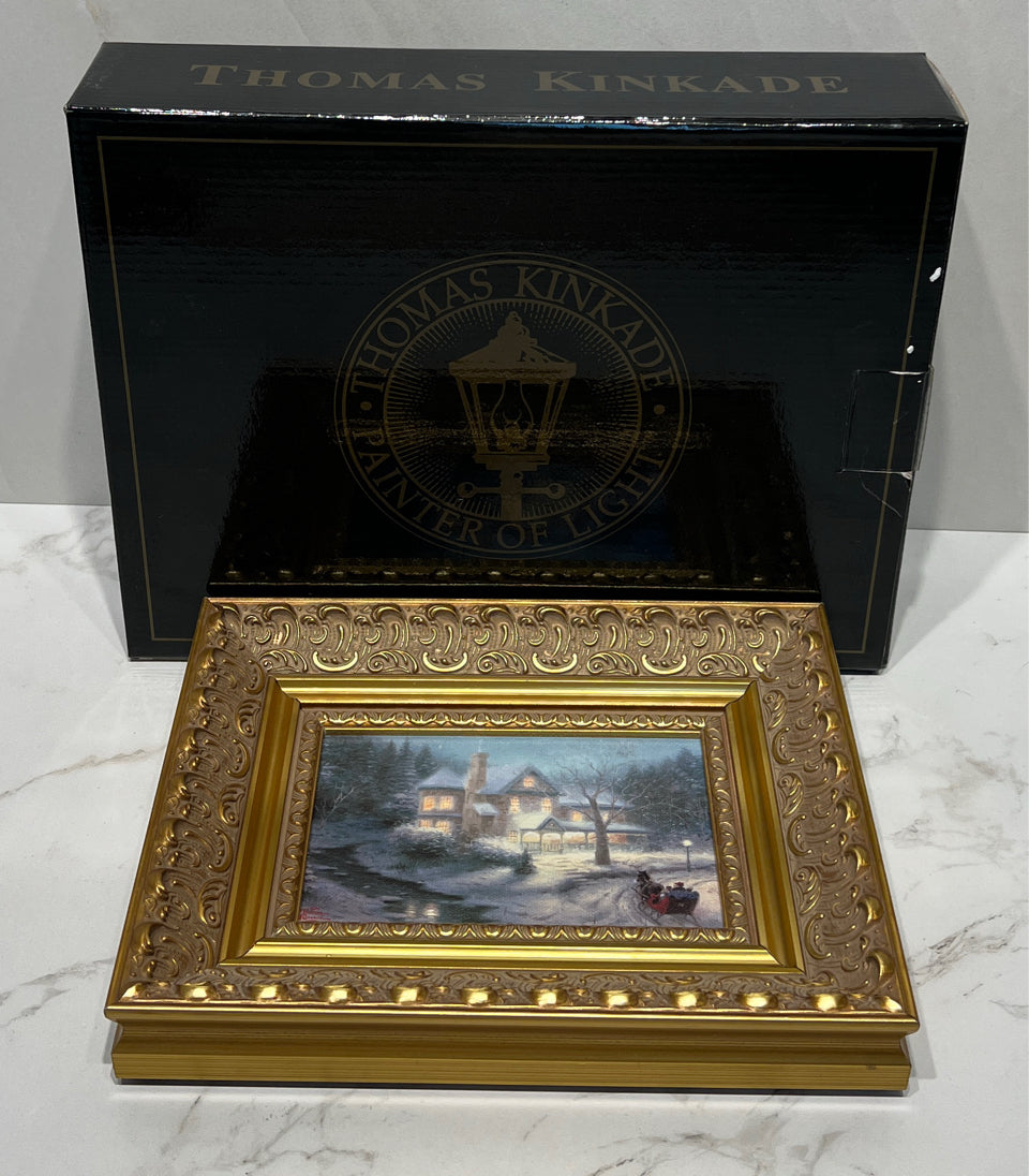 Thomas Kinkade Moonlit Sleigh Ride